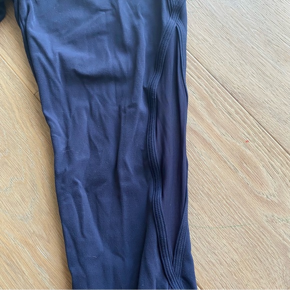 Athleta Navy Mesh Ankle Leggings - Picture 6 of 10